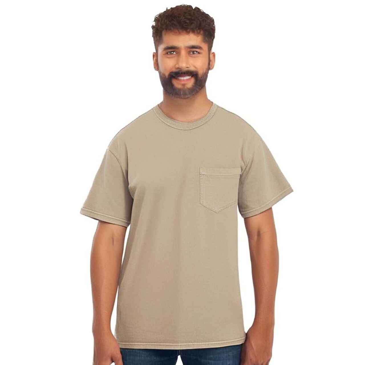 Comfort Colors® Garment-Dyed Heavyweight Crewneck Short Sleeve Pocket T-Shirt